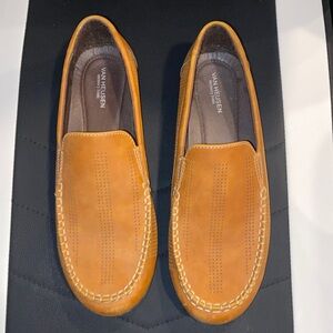 Van Heusen Men's Brown Slip-On Loafers.  Gently used.